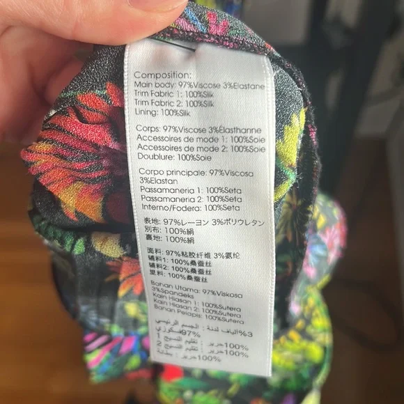 3.1 Phillip Lim floral colorful plisse dress - Picture 9 of 16